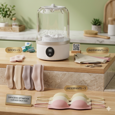 Lavadora portátil totalmente automática