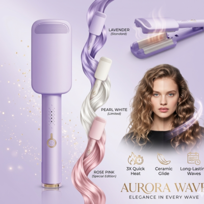 Rizador Y Alisador De Cabello 2 En 1