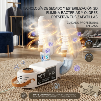 Secador de Zapatos Eléctrico Plegable