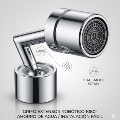 Conector de grifo De 720°